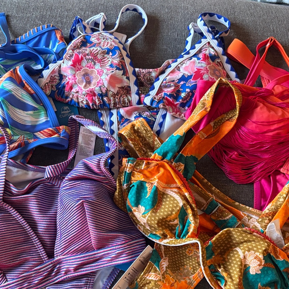 Set of 5 NWT Bikinis